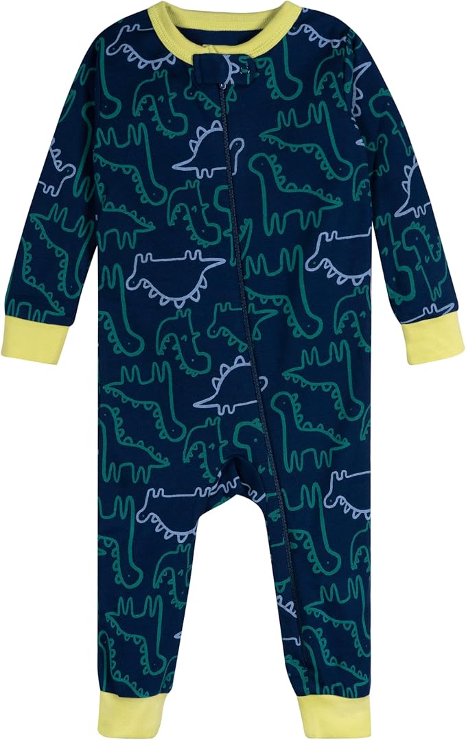 Onesies Brand Baby Boys' 3-pack Snug Fit One-piece Cotton Pajamas - Image 3