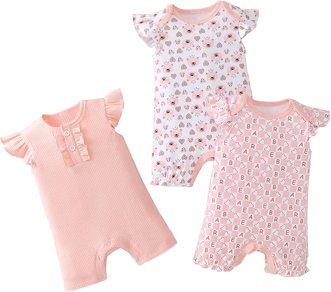 Baby Boys Romper Cotton Summer Infant Baby Boy Clothes | Short Sleeve Baby Boy by YOURDIARY