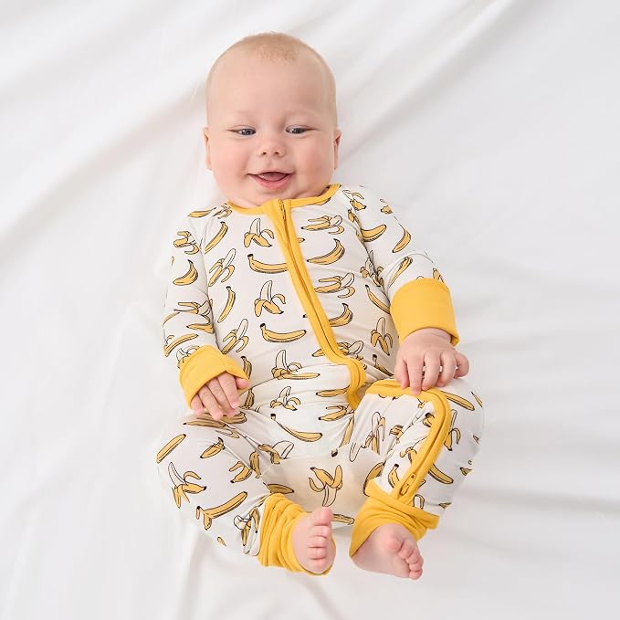 pureborn Baby Sleeper Viscose from Bamboo Zipper Footies Pjs 0-24 Months | - Image 6