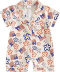 Balaflyie Newborn Summer Pajamas Baby Boy Girl Button Down Romper Cute Infant by Balaflyie