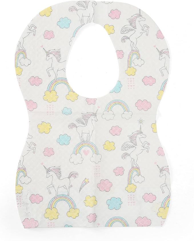 Glad for Kids Disposable Paper Bibs & Crumb Catcher, 30 Ct, 24-Pk | Absorbent - Image 7