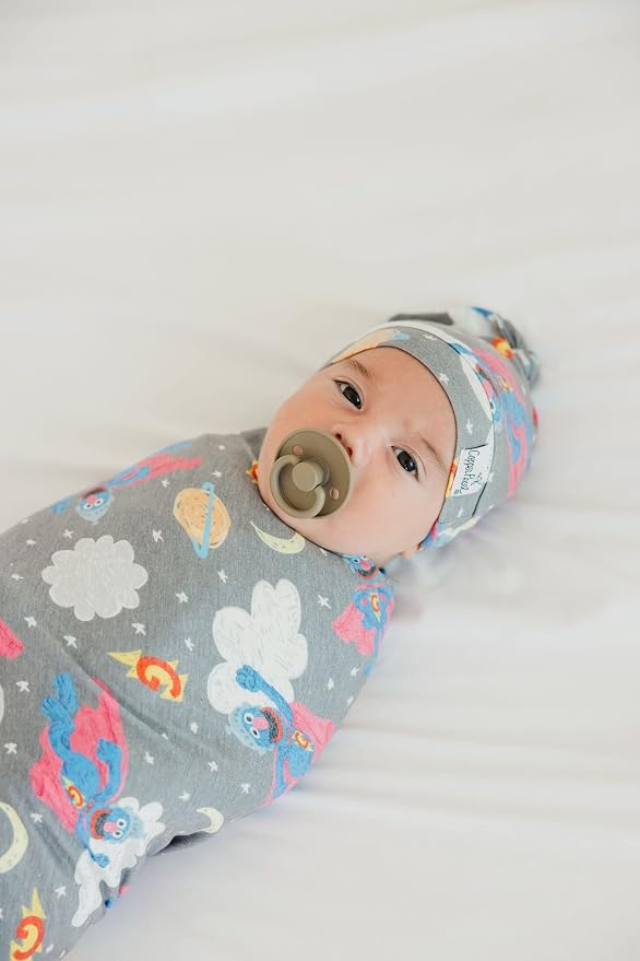 Copper Pearl Swaddle Blankets for Newborns | Soft Stretchy Receiving Blankets - Image 4