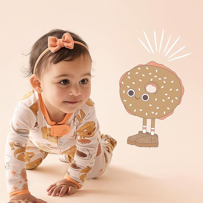 Butterblu Scout Sleep & Play 100% Organic Cotton Footed Zip Front PJs | GOTS - Image 4