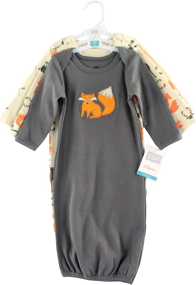 Hudson Baby unisex-baby Cotton Gowns - Image 2