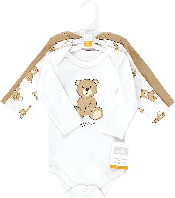 Hudson Baby Unisex Baby Cotton Bodysuits - Image 2