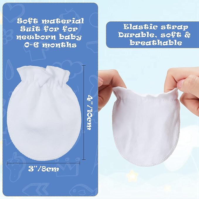 20 Pairs Newborn Baby 0-6 Months No Scratch - Image 2