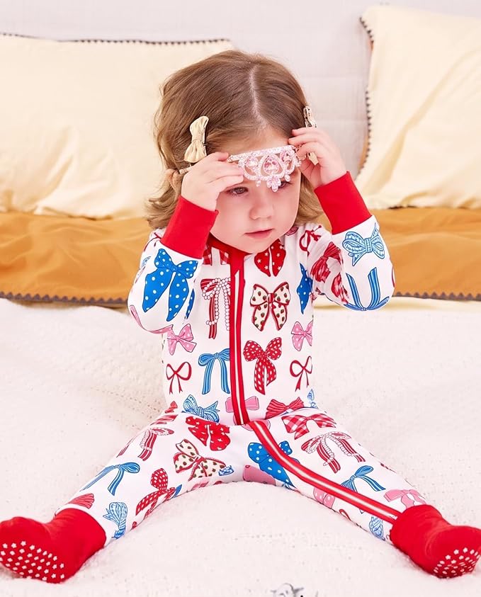 babee Reshinee Viscose derived from bamboo Baby Pajamas Convertible Footie - Image 2