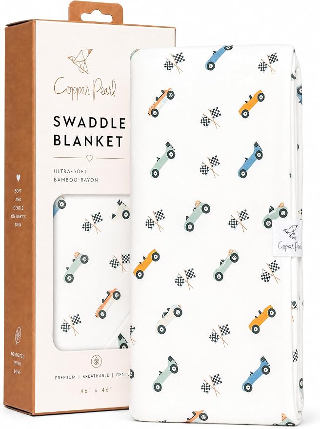 Copper Pearl Swaddle Blankets for Newborns | Soft Stretchy Receiving Blankets by CopperPearl
