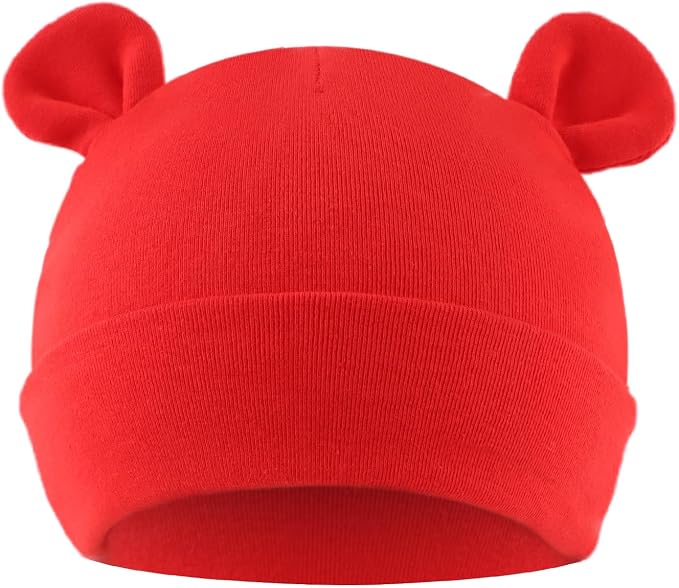 Pesaat Newborn Hospital Hat 0-12Months Preemie Boys Girls Beanie Solid Infant by Pesaat
