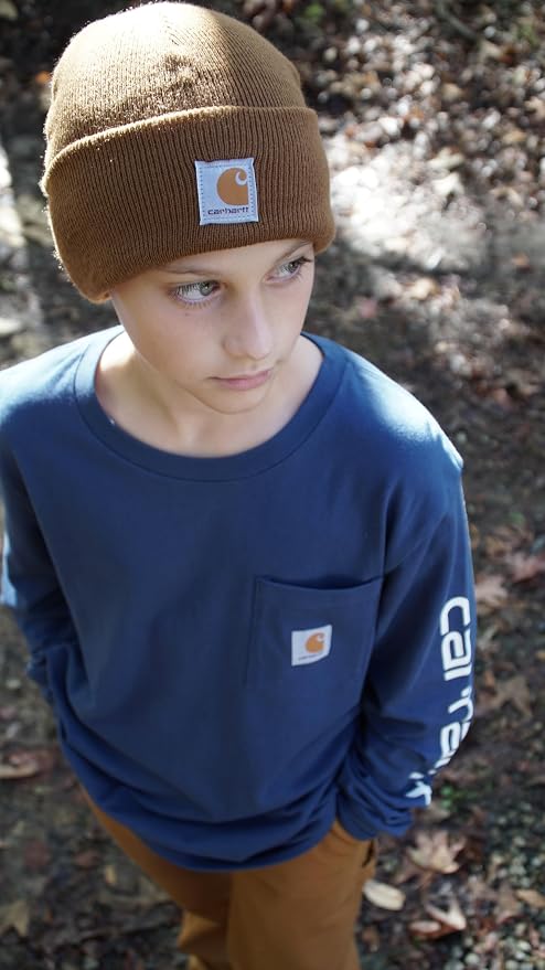 Carhartt Unisex Baby Knit Beanie Cuff Hat | Acrylic Rib Knit | One Size - Image 2
