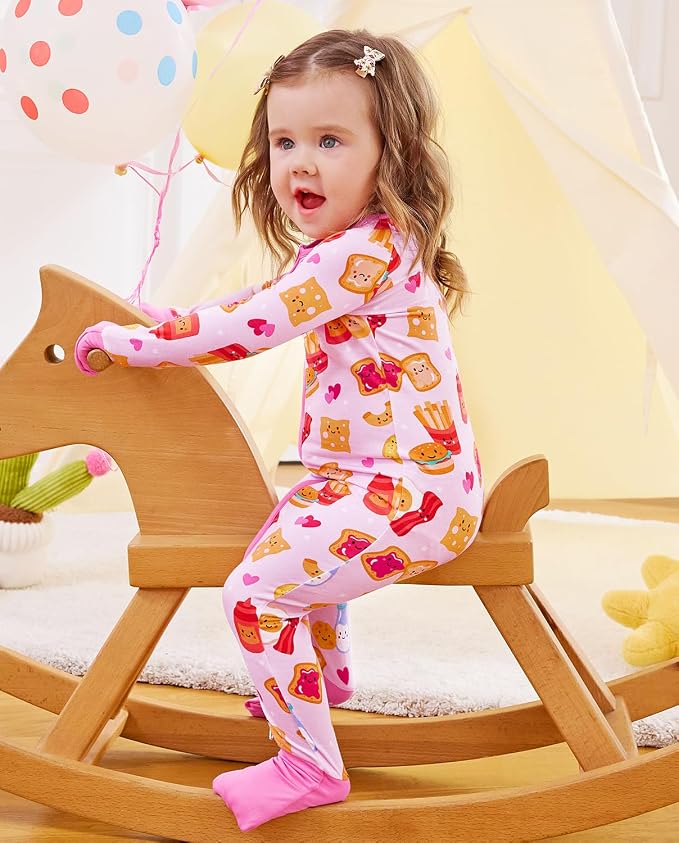 babee Reshinee Viscose derived from bamboo Baby Pajamas Convertible Footie - Image 5
