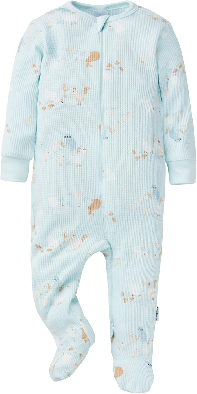 Gerber Baby 2-pack 2-way Zip Thermal Footed Sleep 'N Play - Image 2