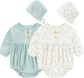 Ruliby Baby Girls Clothes Cotton Bubble Romper Summer Newborn Outfits | by Ruliby