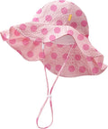 HONGTEYA Baby Sun Hat Wide Brim Adjustable Toddler Beach Bucket Hat | Soft by HONGTEYA