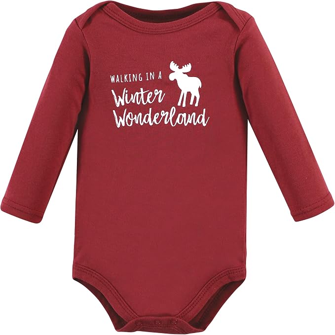 Hudson Baby baby-boys Cotton Long-sleeve Bodysuits 3-pack - Image 5