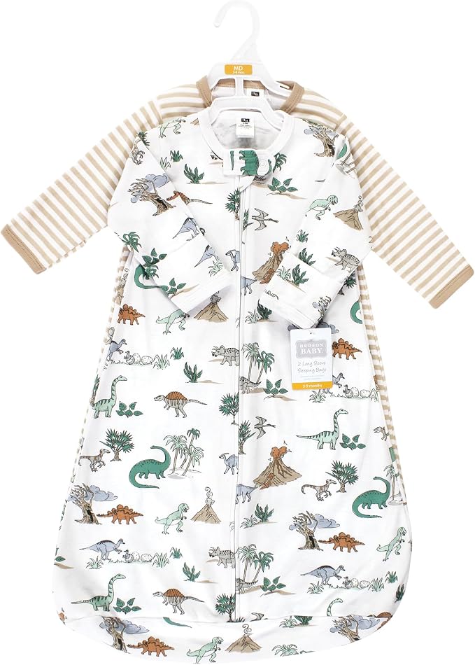 Hudson Baby Unisex Baby Cotton Long-Sleeve Wearable Sleeping Bag - Image 2