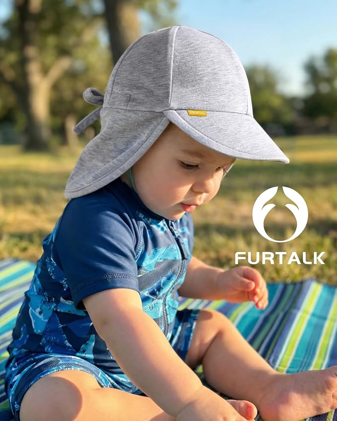 FURTALK Baby Sun Hat UPF 50+ UV Ray Sun Protection Cotton Toddler Hats - Image 3