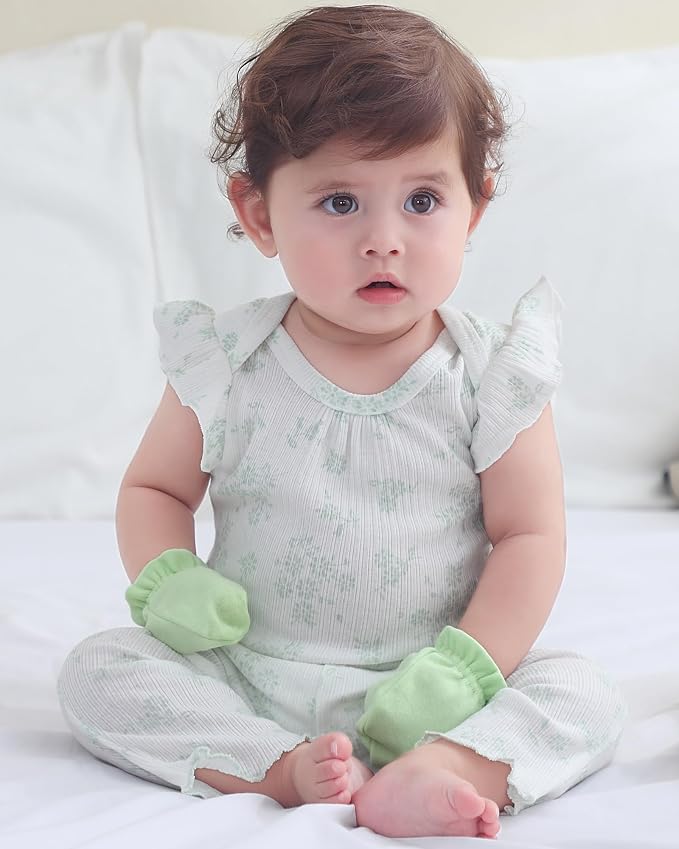 Baby Bodysuits Ribbed Mix Summer Newborn Boy Girl Clothes 5-pack | Multiple - Image 2