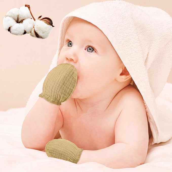 Baby Mittens Newborn No Scratch 0-6 Months - Image 2
