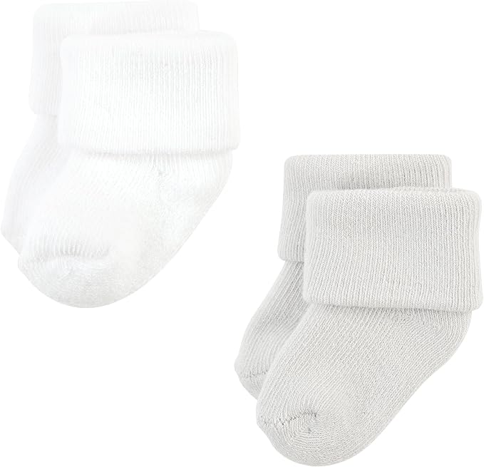 Hudson Baby Baby 8-pack Cotton Rich Newborn and Terry Socks - Image 7