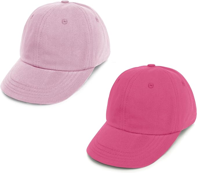 2 Packs Toddler Boys Girls Baseball Summer Hat Kids Baseball Cap Baby Sun Hat by EnbaohuiMakeYourLifeBetter