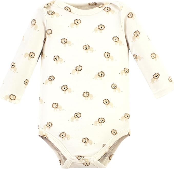 Hudson Baby baby-boys Cotton Long-sleeve Bodysuits 5-pack - Image 4
