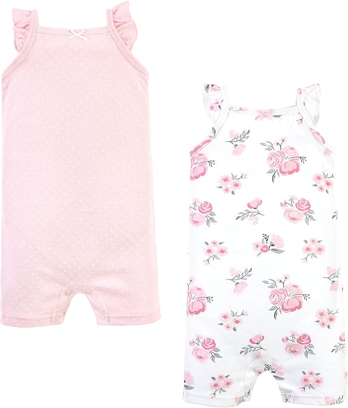 Hudson Baby Unisex Cotton Rompers - Image 2