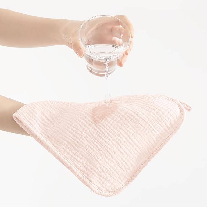 Susurration Muslin Burp Cloths, Soft Baby Burping Cloths - Image 5