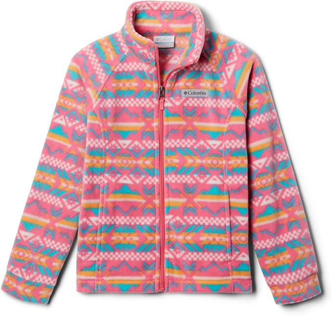 Columbia Youth Girls Benton Springs II Printed Fleece Jacket - Image 4