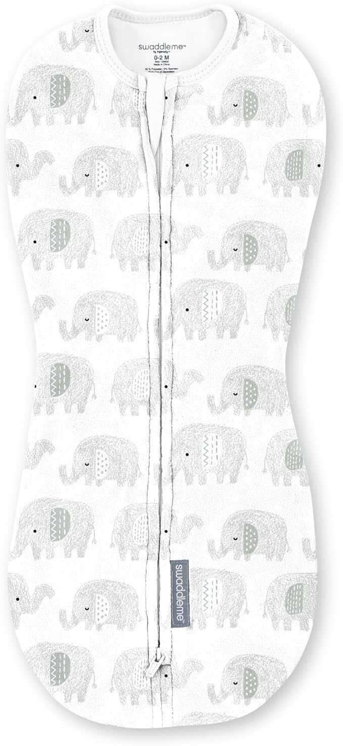 SwaddleMe by Ingenuity Compression Baby Swaddle Pod, Two-Way Zipper by SwaddleMe%C2%AE