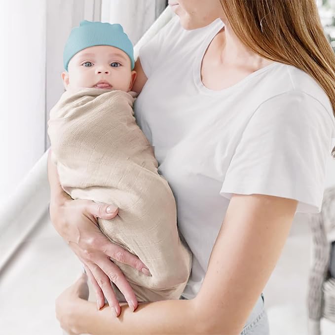 DRESHOW BQUBO 6 Pack Baby Newborn Hats Set - Image 3