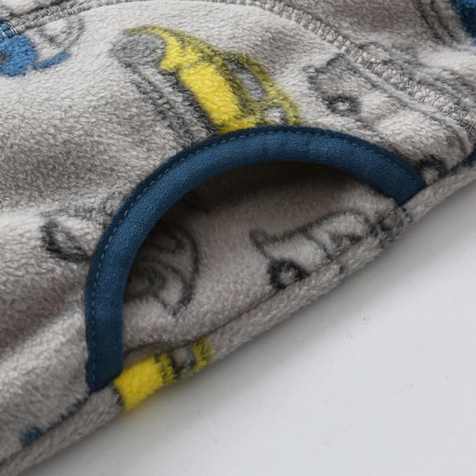 Toddler Boys Girls Fleece Jacket Lightweight Fall Spring 2-12 Years - Image 6