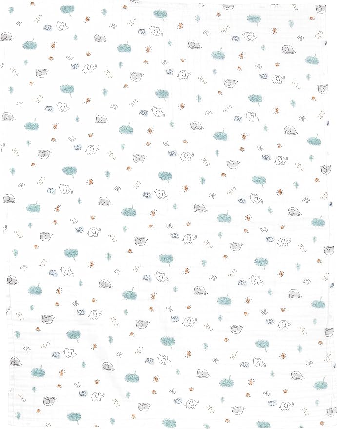 Simple Joys by Carter's Unisex-Baby 2-Pack Cotton Gauze Blanket - Image 2