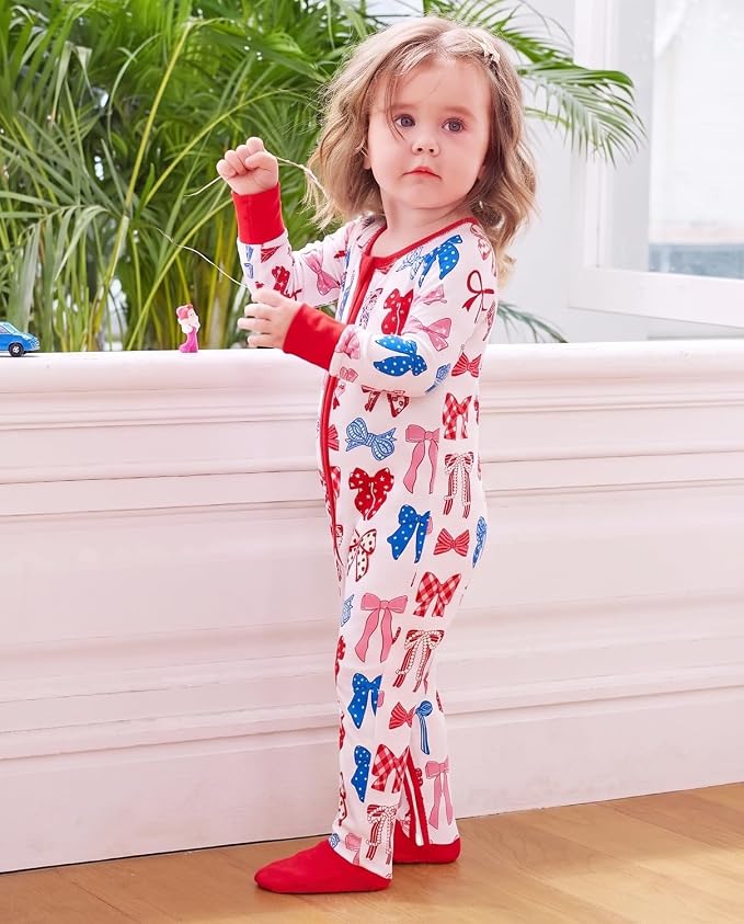 babee Reshinee Viscose derived from bamboo Baby Pajamas Convertible Footie - Image 9