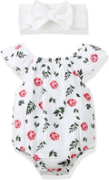 Renotemy Newborn Baby Girl Clothes Coming Home Summer Outfits Preemie-18M | by Renotemy