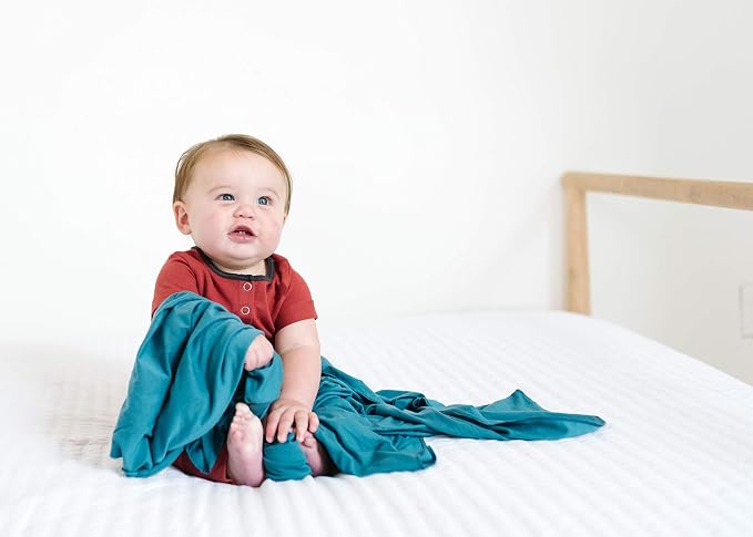 Copper Pearl Swaddle Blankets for Newborns | Soft Stretchy Receiving Blankets - Image 4