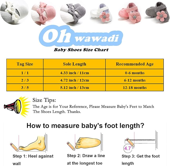 Ohwawadi Infant Baby Boys Girls Slippers Cozy Fleece Booties Soft Bottom Warm - Image 7
