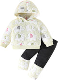 Jecson Toddler Girl Clothes Baby Girl Fleece Hoodie Outfits Thick Thermal by WarmthLoveinStitches
