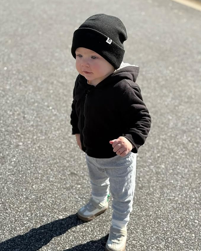 FURTALK Baby Beanie Knit Winter Hats 3 Pack - Image 6