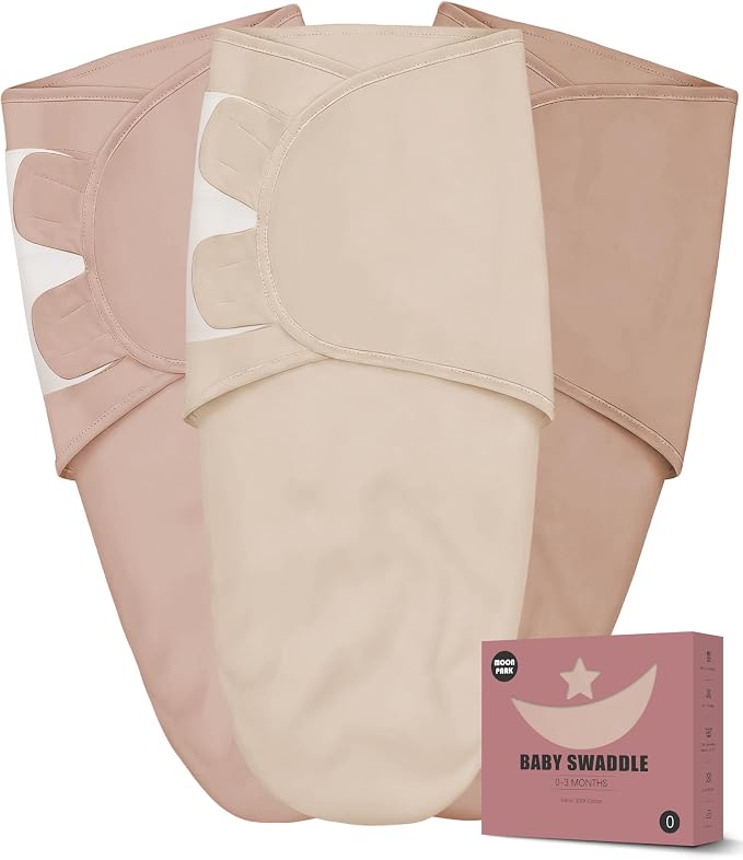 Newborn Swaddle Blanket Wrap 0-3 Months by MOONPARK