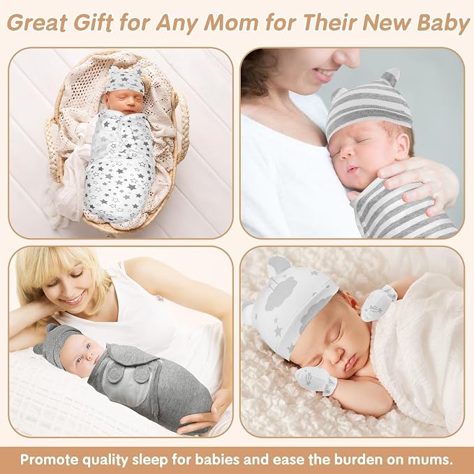 5 Pack Preemie Swaddle Blanket Wrap - Image 7