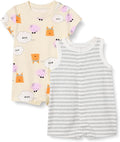 Amazon Essentials Unisex Babies' Cotton Jersey Sleeveless and Short-Sleeve by AmazonEssentials