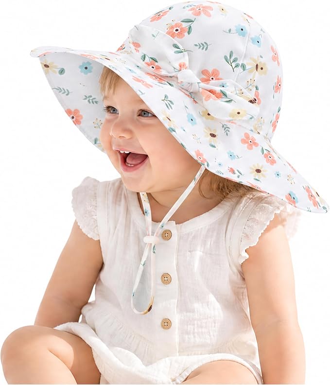Baby Toddler Sun Protection Bucket Hat Infant Beach Summer Hats by UrbanVirgin