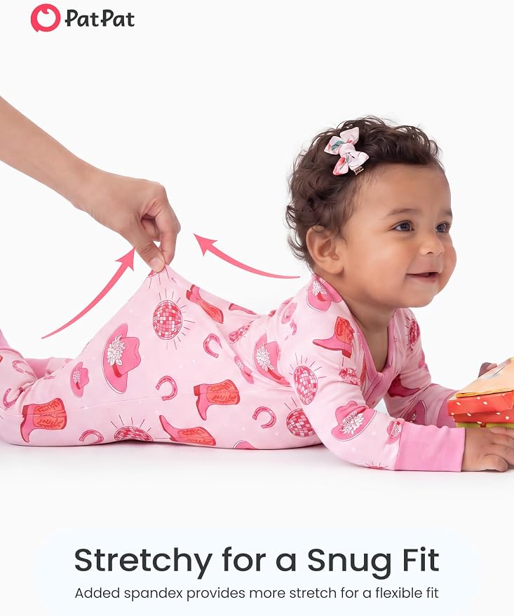 PATPAT Organic Cotton Baby Footie Pajamas - Image 4