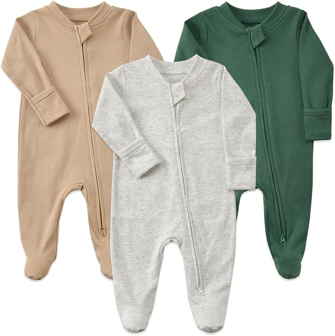 Aablexema Baby Footie Pajamas Cotton by Aablexema