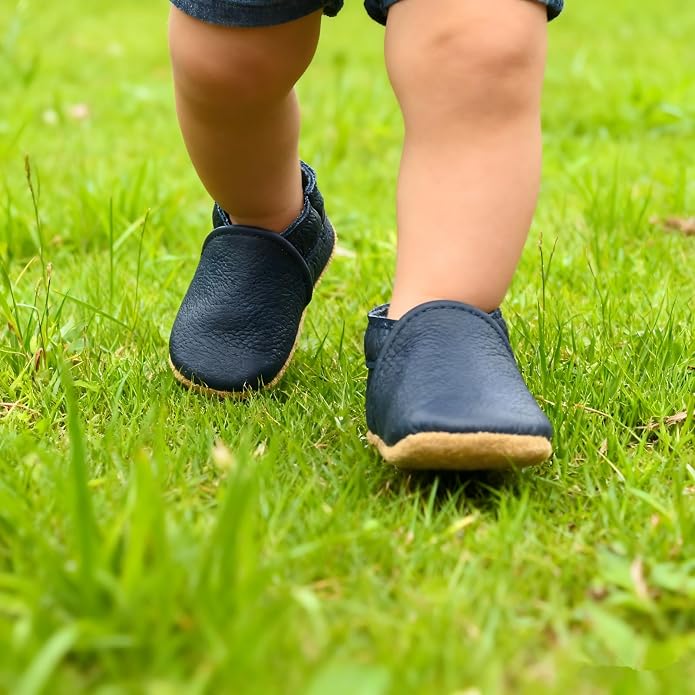 Genuine Leather Baby Booties Soft Sole Toddler Walking Shoes - Image 2