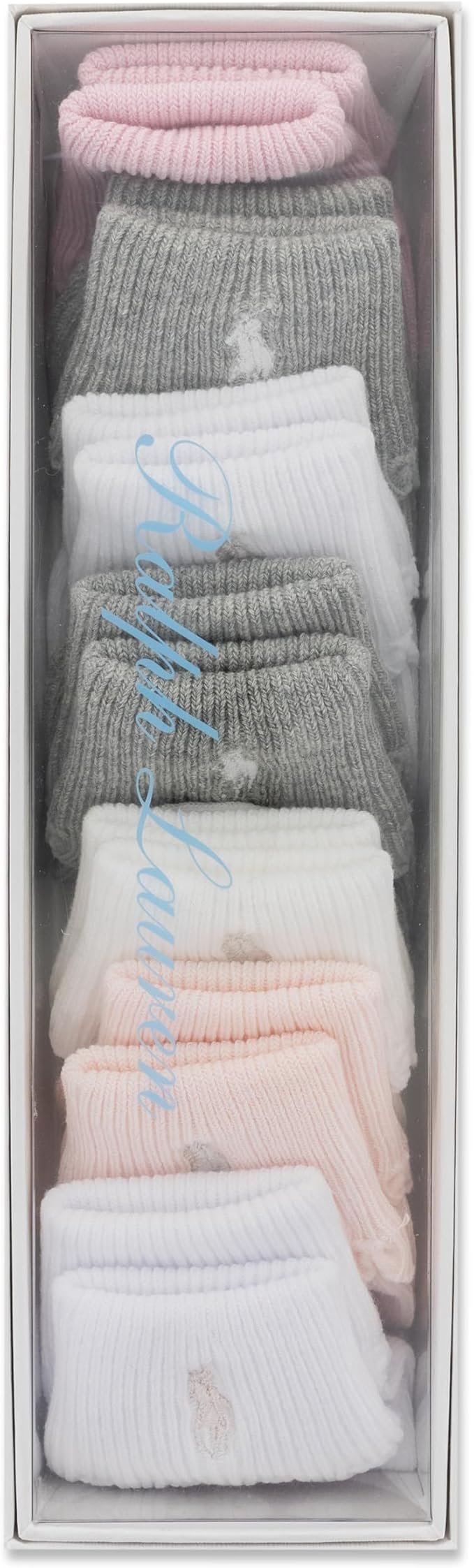 Polo Ralph Lauren Baby’s Classic Sport Ankle Socks, 6 Pair Pack, Soft Stretchy - Image 4