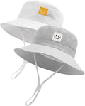 FURTALK Baby Sun Hat Toddler Bucket Hat Beach Smile Face UPF 50+ | Stays in the by FURTALK
