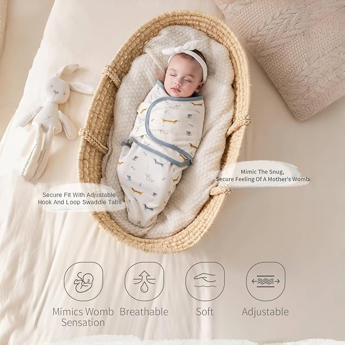 insular Baby Swaddle Wrap, Swaddle Blanket - Image 2