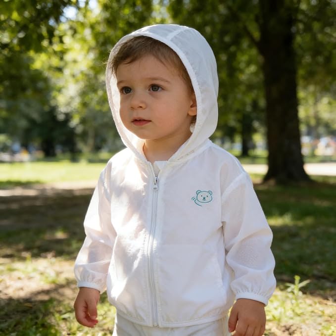 Baby Lightweight Sun-UV-Protection Hoodie Toddler Summer Sunscreen Jacket - Image 7